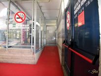 Palaghiaccio Meranarena -  Rampa per raggiungere i posti riservati in tribuna
