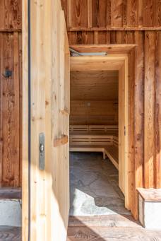 Sauna im Garten