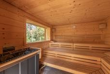 Sauna im Garten