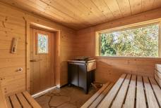 Sauna im Garten
