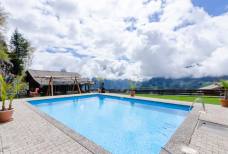 Schwimmbad und Garten