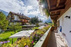 Hotel Aqua Bad Cortina - Zimmerbalkon