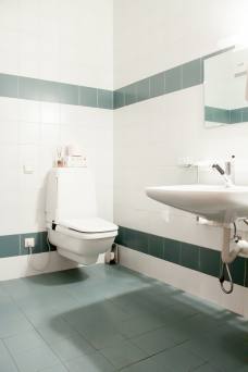 Barrierefreie Toilette