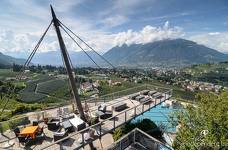 Freibad Schenna - Terrasse