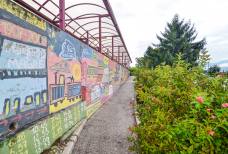 Bahnhof Margreid - Kurtatsch: Zugangsrampe Florianstraße