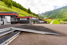 Cabinovia Klausberg Express: Rampa